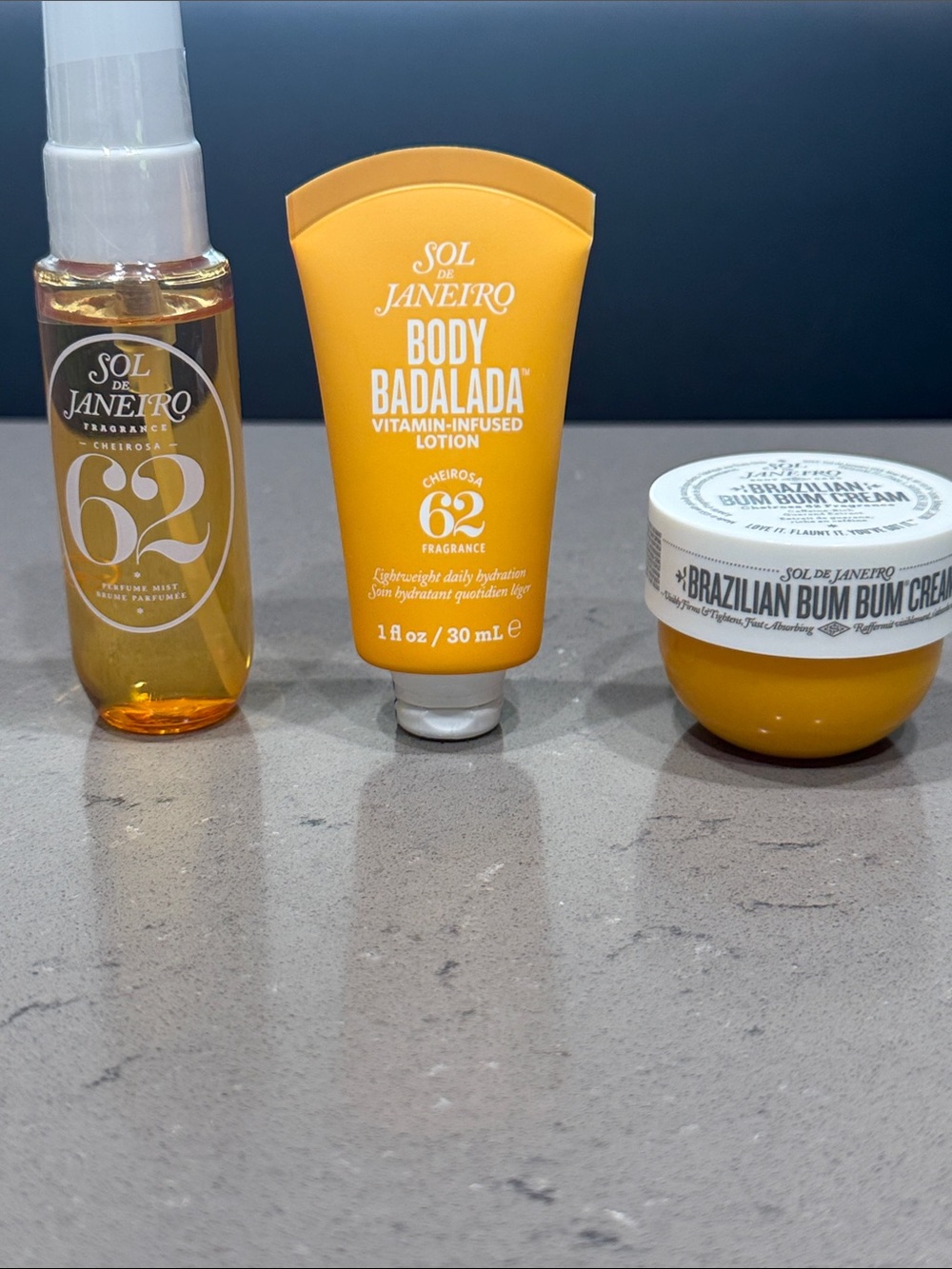 Sol de Janeiro #62 Body Badalada, BumBum cream & body mist Minis new/unused